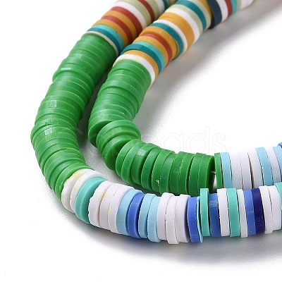 Handmade Polymer Clay Bead Strands CLAY-C003-04E-1