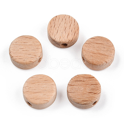 Beech Wood Beads LS-WOOD-N015-03-1