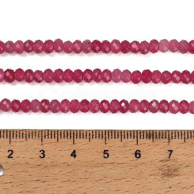 Dyed Natural White Jade Beads Strands GG-CBAF9EE-A18-3x4mm-1