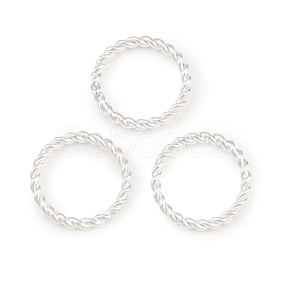Brass Soldered Closed Jump Rings KK-K253-15D-03S-1