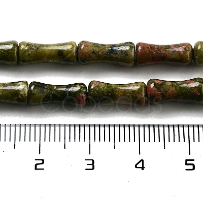 Natural Unakite Beads Strands G-Q178-A10-01-1