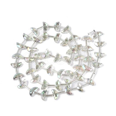 Electroplate Transparent Glass Beads EGLA-H112-05HP-03-1