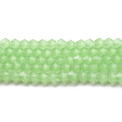 Imitation Jade Glass Beads Strands EGLA-A039-J4mm-D01-1