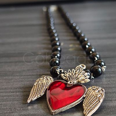 Plastic Link Necklaces FS-WG88593-01-1