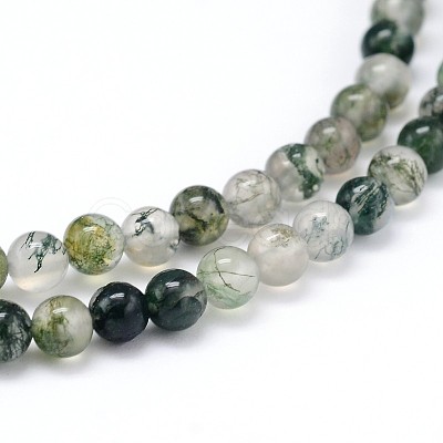 Natural Gemstone Round Bead Strands X-G-J303-07-6mm-1