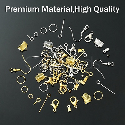 DIY Jewelry Finding Making Kit DIY-YW0009-18G-1