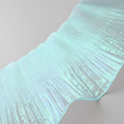 Lucency Polyester Pleated Lace Trim OCOR-WH200020-07B-1