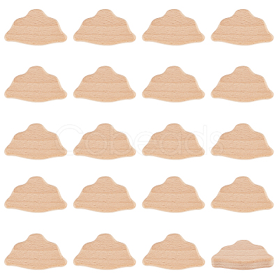 1 Set Unfinished Wooden Chips WOOD-OC0003-98C-1