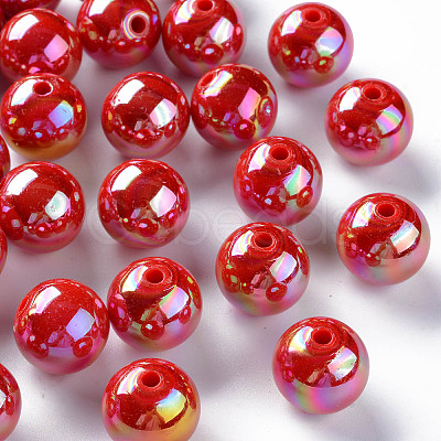 Opaque Acrylic Beads X-MACR-S370-D16mm-A14-1