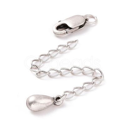 925 Sterling Silver Chain Extenders STER-D036-41AS-1