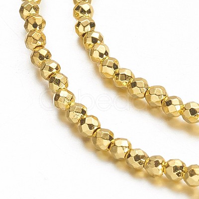 Non-magnetic Synthetic Hematite Beads Strands X-G-P218-26-G-1