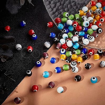 Handmade Lampwork Beads LAMP-PH0002-03-8mm-1