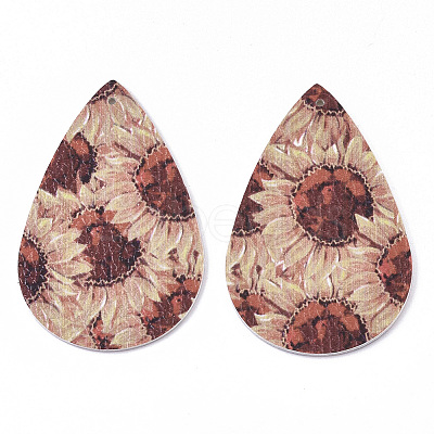 PU Leather Big Pendants X-FIND-T058-B08-1