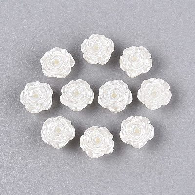 ABS Plastic Imitation Pearl Beads KY-ZX007-01-1