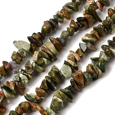 Natural Rhyolite Jasper Beads Strands GG-CBAC13F-B01-01-1