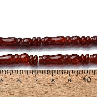 Natural Carnelian(Dyed & Heated) Beads Strands G-C135-B01-01-1