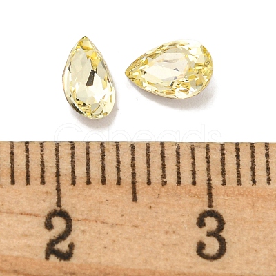 Glass Rhinestone Cabochons RGLA-L029-19B-213-1