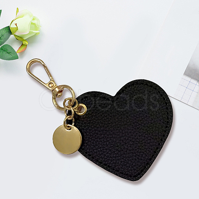 3Pcs PU Leather Pendant Decorations KEYC-CL0001-54-1