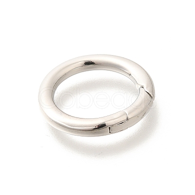 Brass Spring Gate Rings KK-L225-012P-1