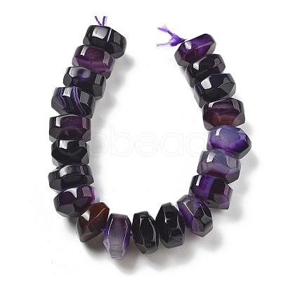 Natural Agate Beads Strands G-K392-A08-1