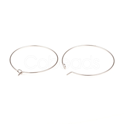316L Surgical Stainless Steel Hoop Earring Findings STAS-G229-07P-04-1