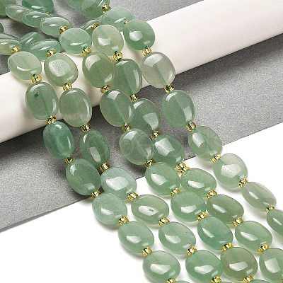 Natural Green Aventurine Beads Strands G-H005-A02-01-1