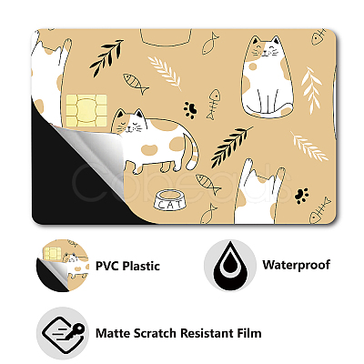 PVC Plastic Waterproof Card Stickers DIY-WH0432-036-1