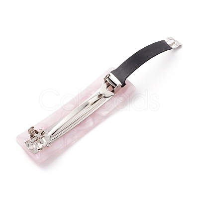 Cellulose Acetate(Resin) Hair Barrette PHAR-F012-02H-1