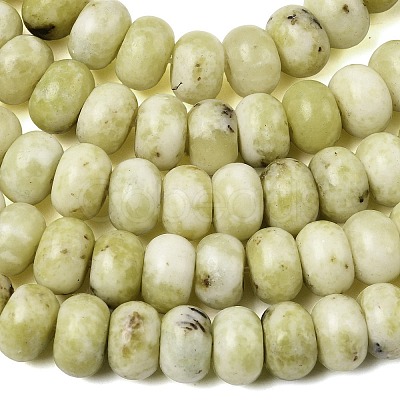 Natural Yellow Turquoise(Jasper) Beads Strands G-A280-A02-02-1