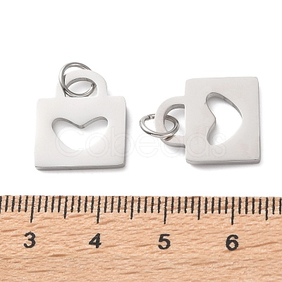 304 Stainless Steel Pendants STAS-E530-01P-1
