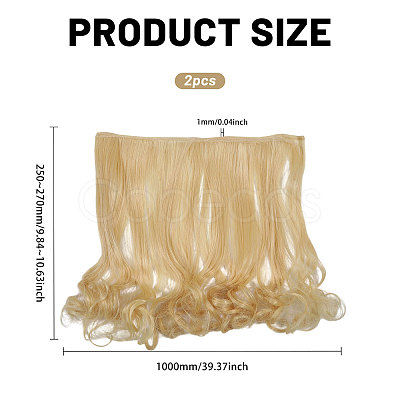 PP Doll Wig Long Curly Hair DIY-WH0591-249B-12-1