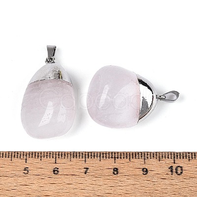 Natural Quartz Crystal Pendants G-N360-05P-01-1