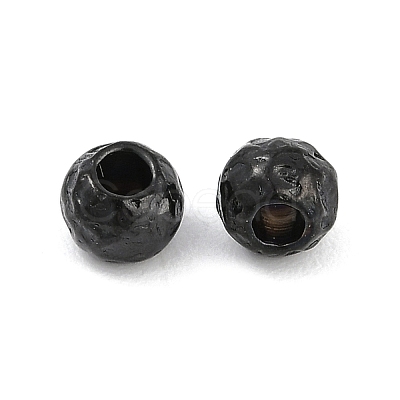 Textured 316 Surgical Stainless Steel Beads STAS-M106-01B-EB-1
