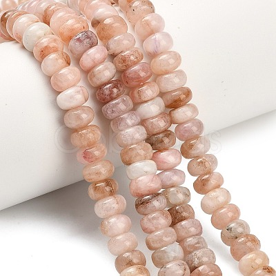 Natural Pink Morganite Beads Strands G-H335-P01-8mm-1