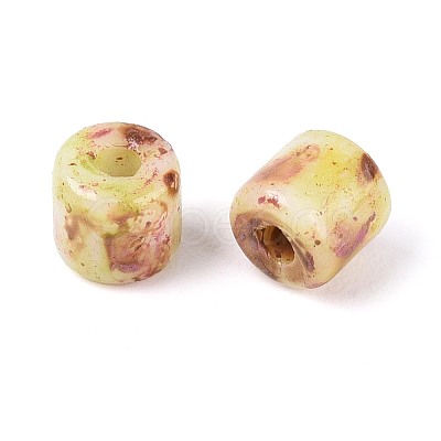 Baking Paint Glass Seed Beads SEED-N009-02E-1