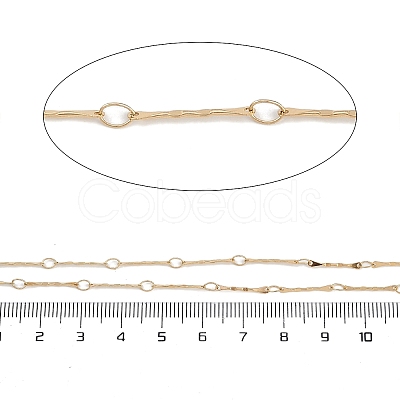 Ion Plating(IP) 304 Stainless Steel Twist Oval Link Chains CHS-K017-04G-1