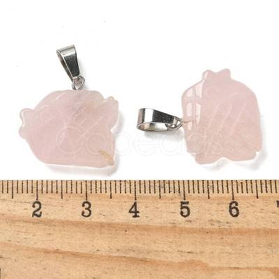 Natural & Synthetic Mixed Gemstone Pendants G-B127-16P-1