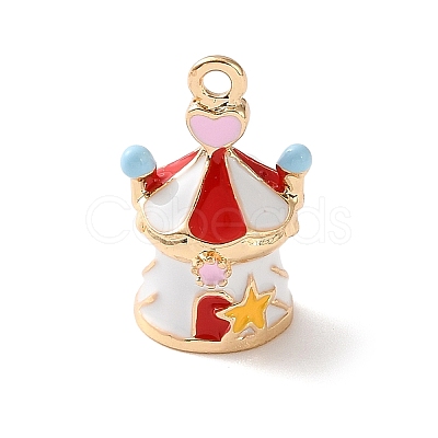 Alloy Enamel Pendants AL-CBA02ED-01G-A-1