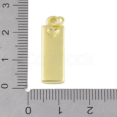 Brass Micro Pave Clear Cubic Zirconia Pendants KK-P266-06G-I-1