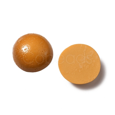 Opaque Resin Biscuits Cabochons RESI-WH0035-41E-1