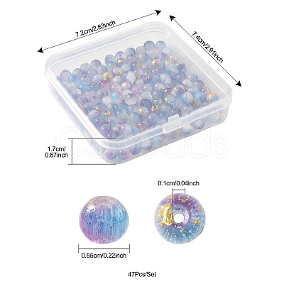 141Pcs Cat Eye Beads CE-FS0001-03B-1