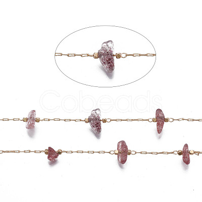 Brass Paperclip Chains CHC-N018-101-06-1