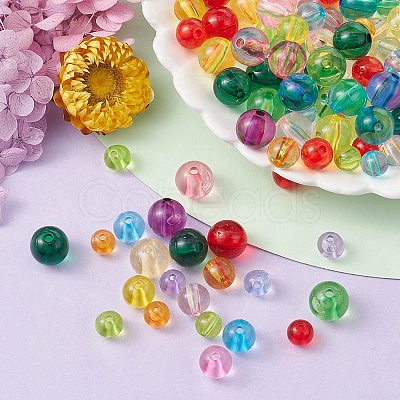 Transparent Acrylic Beads MACR-YW0002-83-1