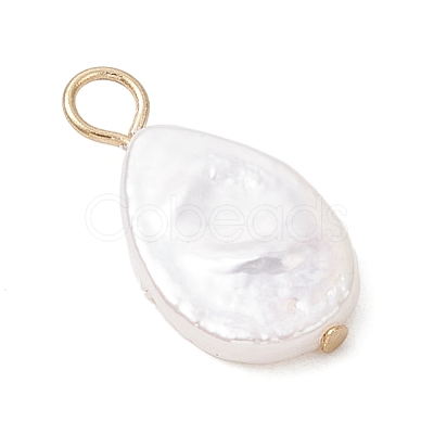 Natural Keshi Pearl Pendants PALLOY-JF04240-02-1