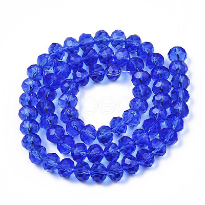 Glass Beads Strands EGLA-A034-T8mm-D31-1