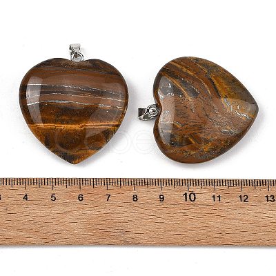 Natural Tiger Iron Pendants GG-K002-12A-14-1