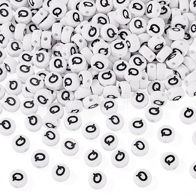 500Pcs Acrylic Beads SACR-TA0001-55Q-1