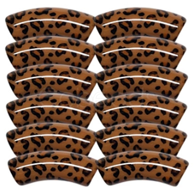 Opaque Acrylic Beads SACR-ZX012-15B-02-1