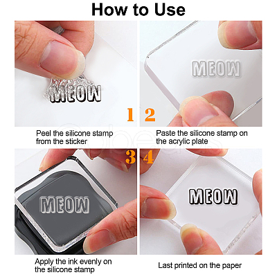 Custom PVC Plastic Clear Stamps DIY-WH0448-0005-1