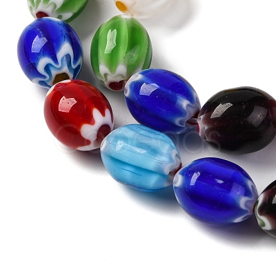 Handmade Lampwork Beads Strands LAMP-D021-01A-1